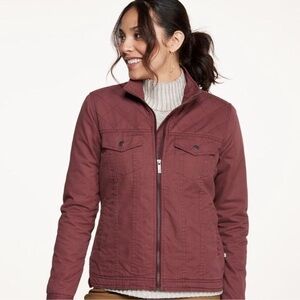 Toad & Co Kenai Quilted Zip Up Jacket XS
Burnt Orange Lined Utility Coat